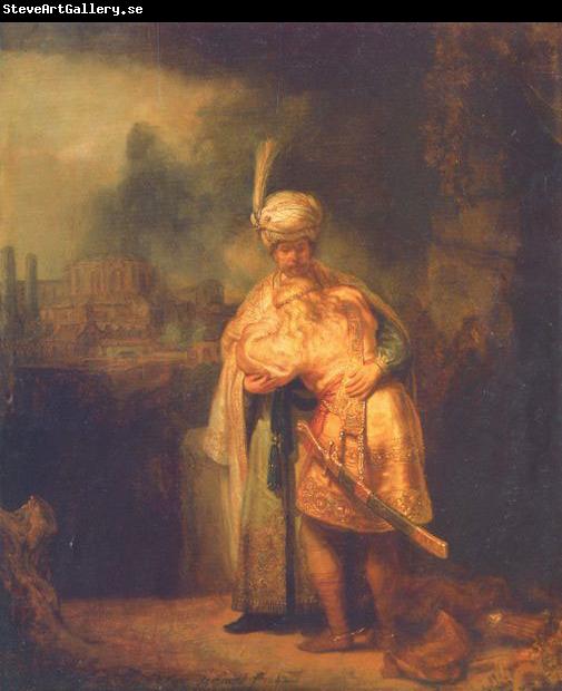 REMBRANDT Harmenszoon van Rijn Davids Abschied von Jonathan